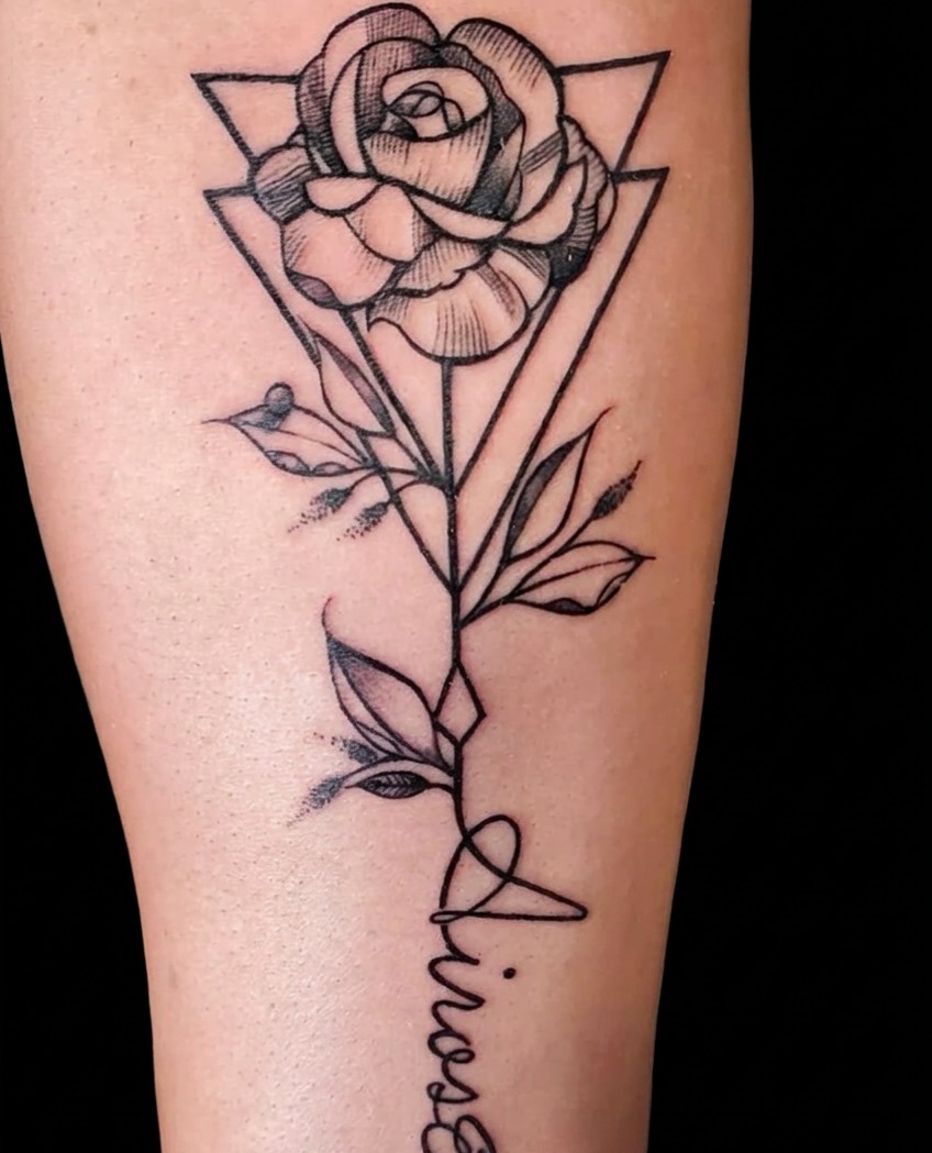 Fine Line tattoo 1