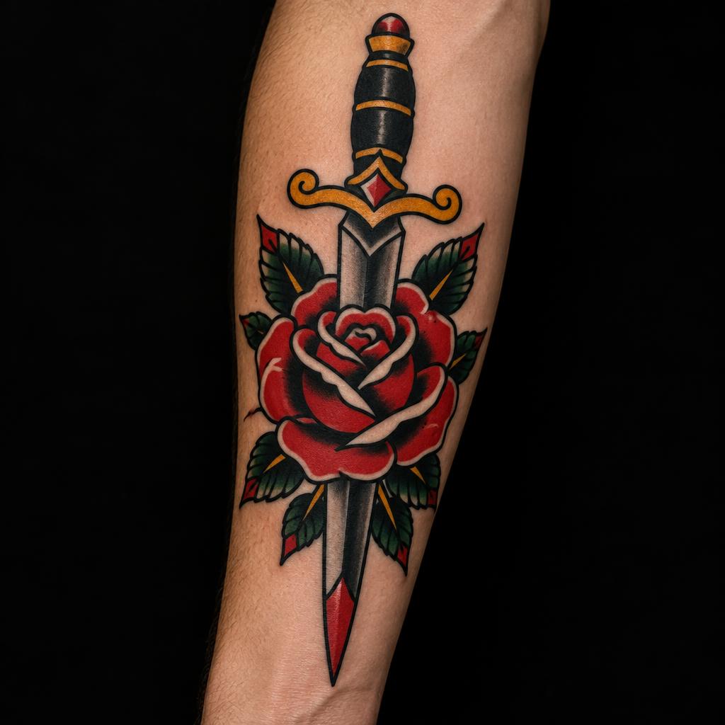 Traditional tattoo by Mars