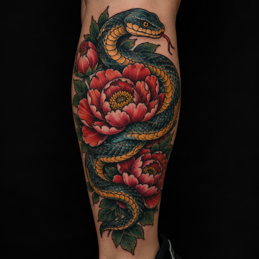 Color tattoo by Mars