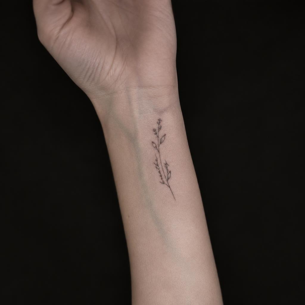 Fine Line tattoo by Mars